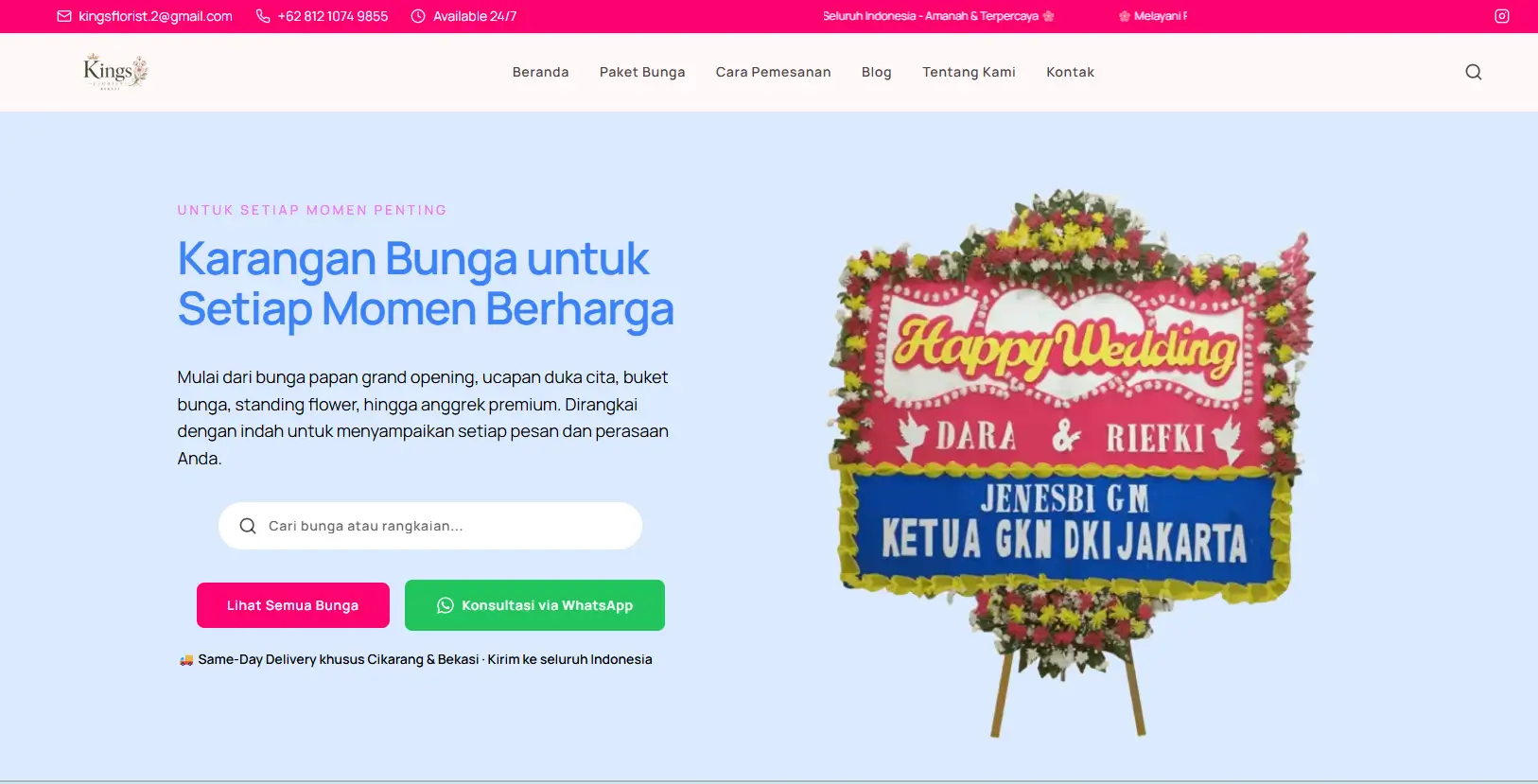 Kings Florist Bekasi